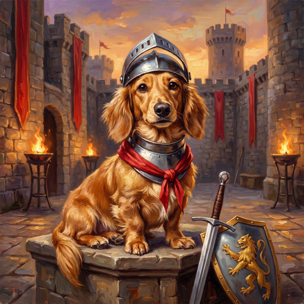 A customer's dog, painted by Fancy Pet (5 of 6)