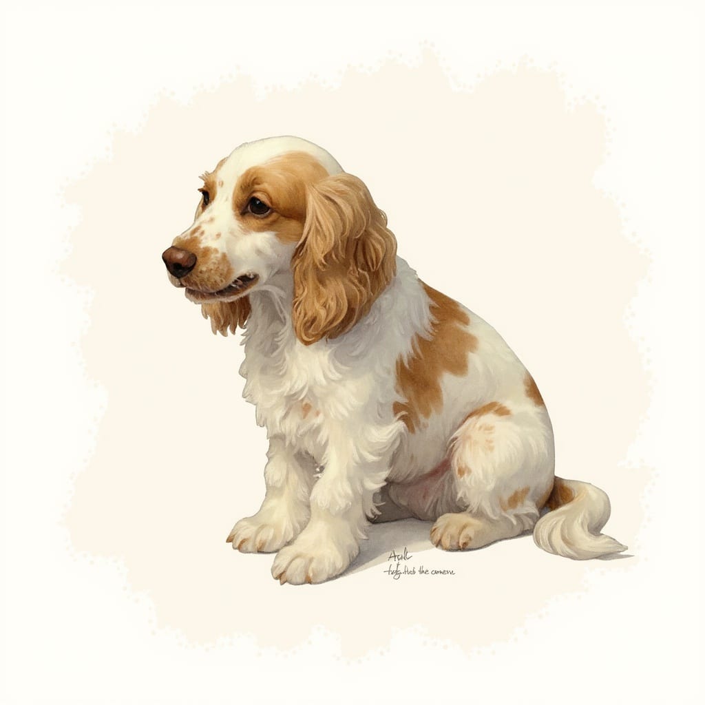 Cocker Spaniel pet portrait painted by Fancy Pet