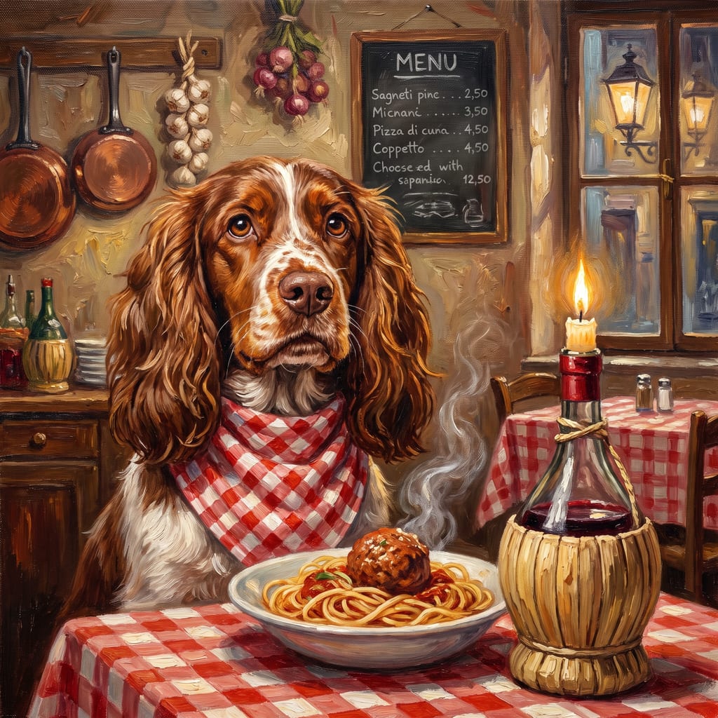 Cocker Spaniel pet portrait painted by Fancy Pet