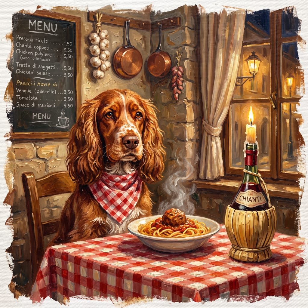 Cocker Spaniel pet portrait painted by Fancy Pet