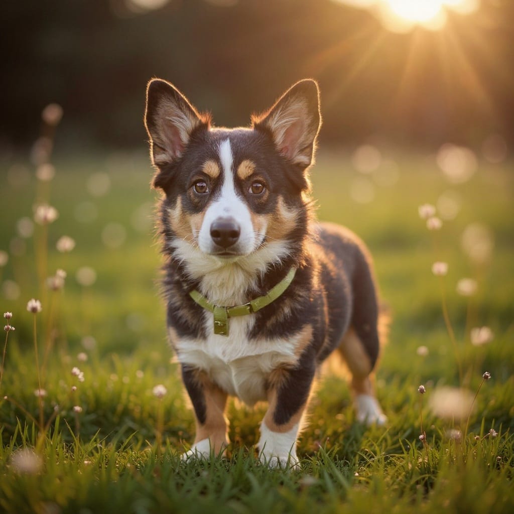 Corgi pet portrait painted by Fancy Pet