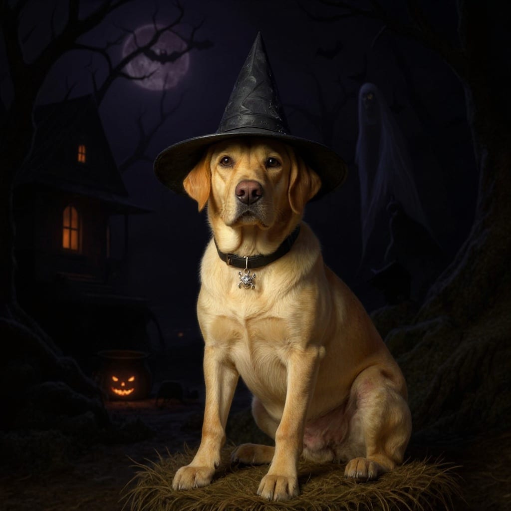 Labrador Retriever pet portrait painted by Fancy Pet